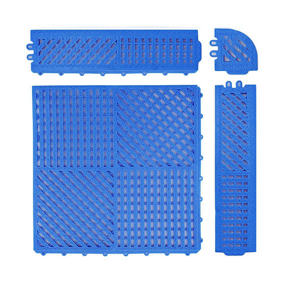 baldosas antis de Mat Spas Verandas Interlocking Plastic del piso del PVC del resbalón 30x30