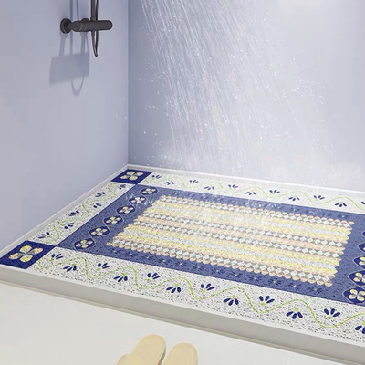 El PVC anti del resbalón de los 45CM*74CM suela el baño suave Mat For Inside Bath de Mat Barefoot 10M M