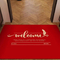Impreso de logotipo personalizado Alfombras de alfombra Alfombras de algodón de goma para el restaurante