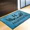 Impresión de nylon bienvenida logotipo personalizado colchonetas de puerta alfombra de caucho nitrilo espalda