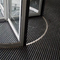 Almohadillas de entrada de aluminio anodizado personalizables para edificios comerciales