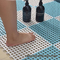 el piso anti Mats Shower Mat With Drainage del cansancio de los 30cm que entrelaza agujerea