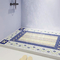 El PVC anti del resbalón de los 45CM*74CM suela el baño suave Mat For Inside Bath de Mat Barefoot 10M M
