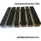Parte movible de goma de la entrada de la aleación de aluminio del piso de las esteras 20m m de la alfombra al aire libre de la profundidad
